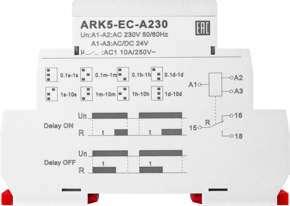 РЕЛЕ ВРЕМЕНИ ARK5-EC